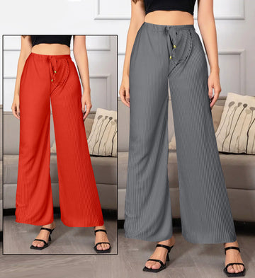 Buy 1 Get 1 Free on Women's Lycra Palazzos