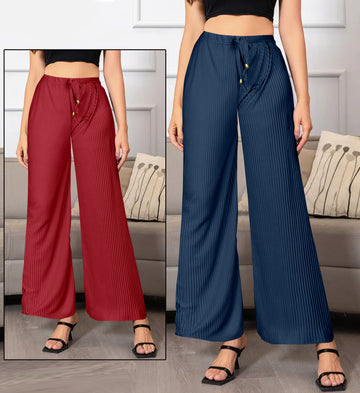 Buy 1 Get 1 Free on Women's Lycra Palazzos