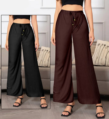 Buy 1 Get 1 Free on Women's Lycra Palazzos