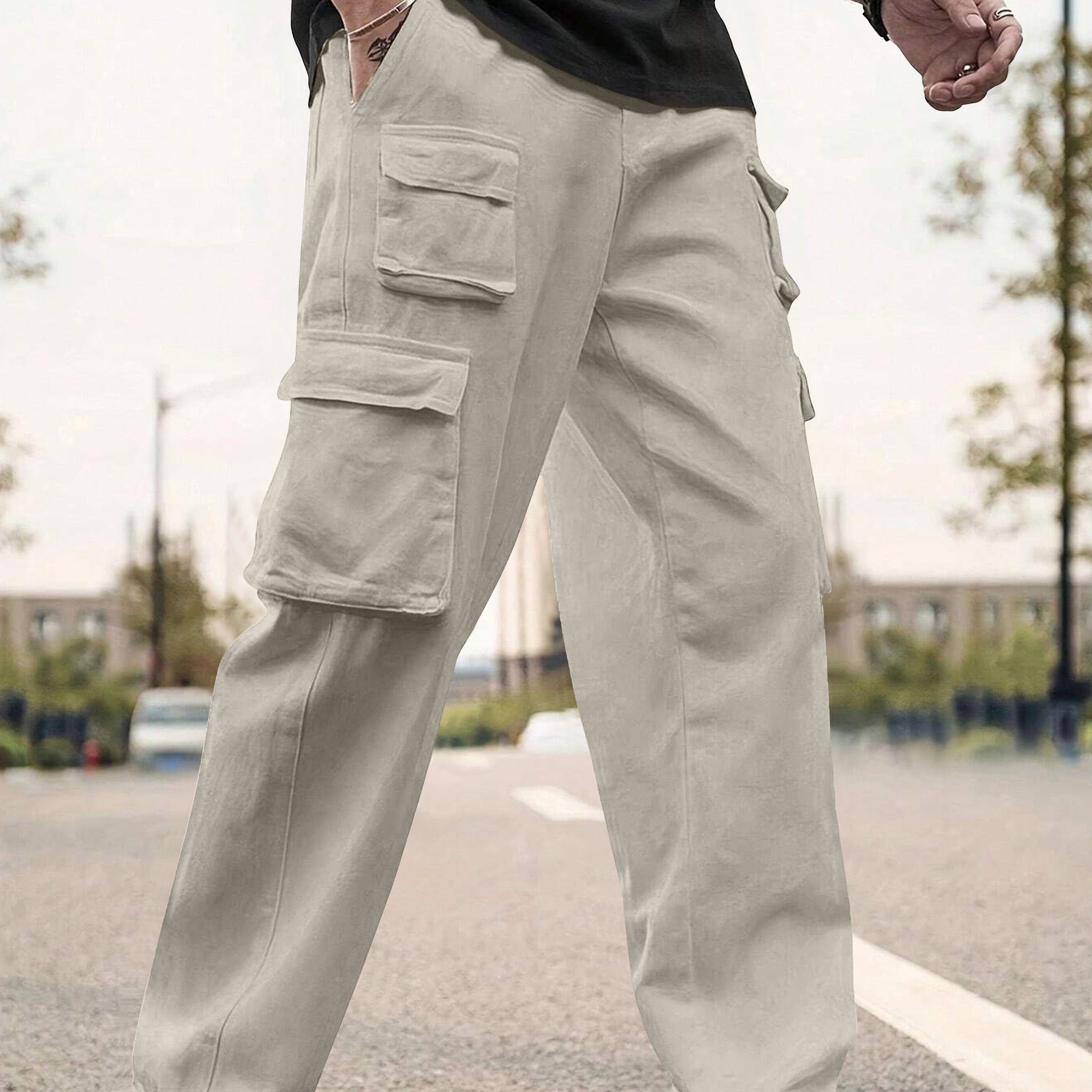 Cargo Cotton for Pant for Cargo Oversized Cargo Utility Poket pent