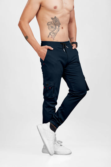 Men Navy Blue Cargo || Men Cargo Pants || Men Cargo Pants Cotton || Cargos for Men || 6 Poket