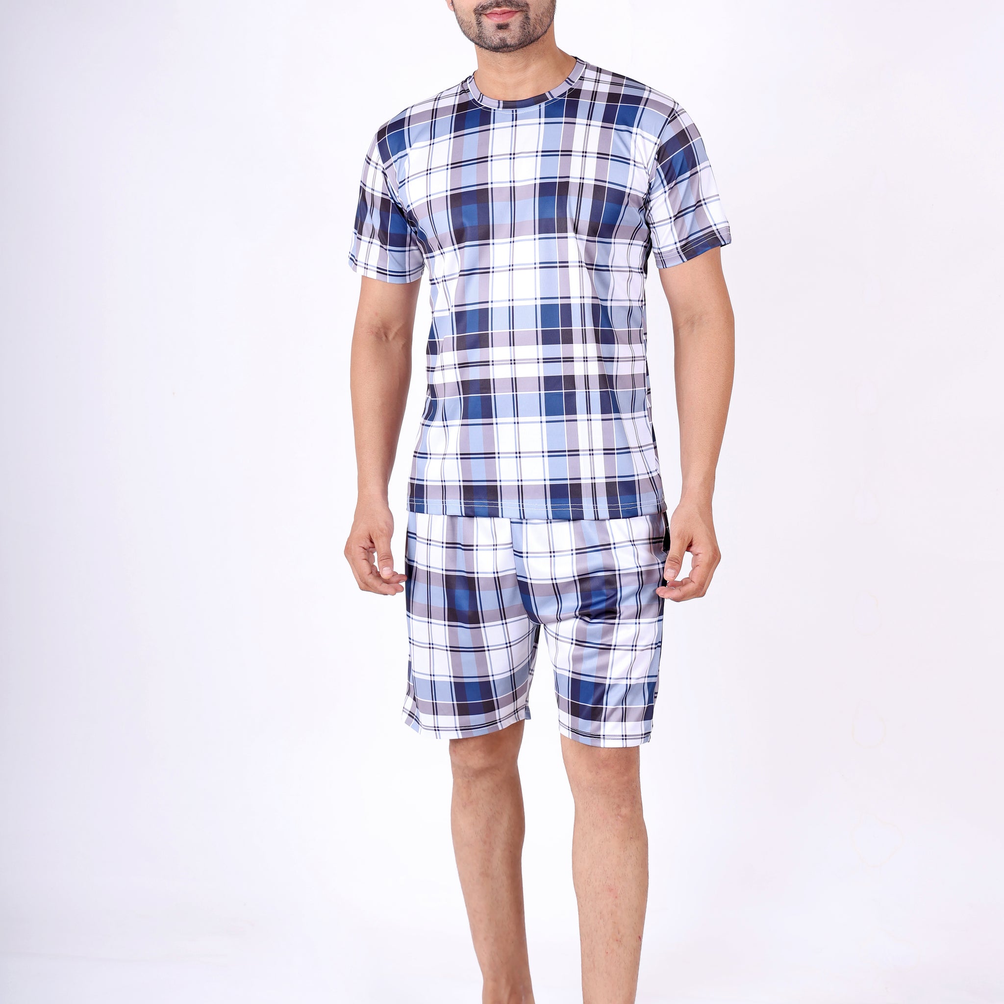 Comfort and Character Combined men's printed nightwear.ND-8001