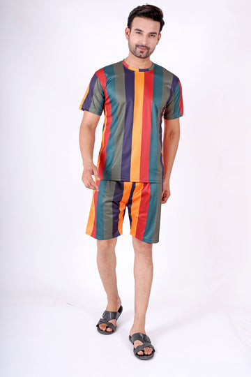 Comfort and Character Combined men's printed nightwear.ND-8003