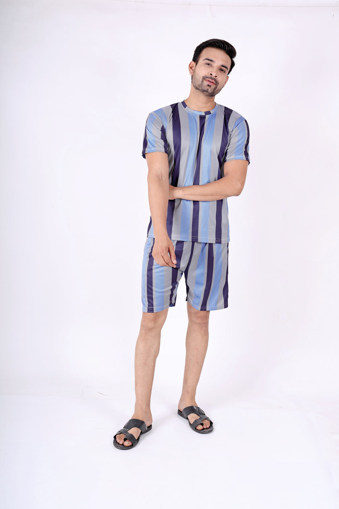 Comfort and Character Combined men's printed nightwear.ND-8006