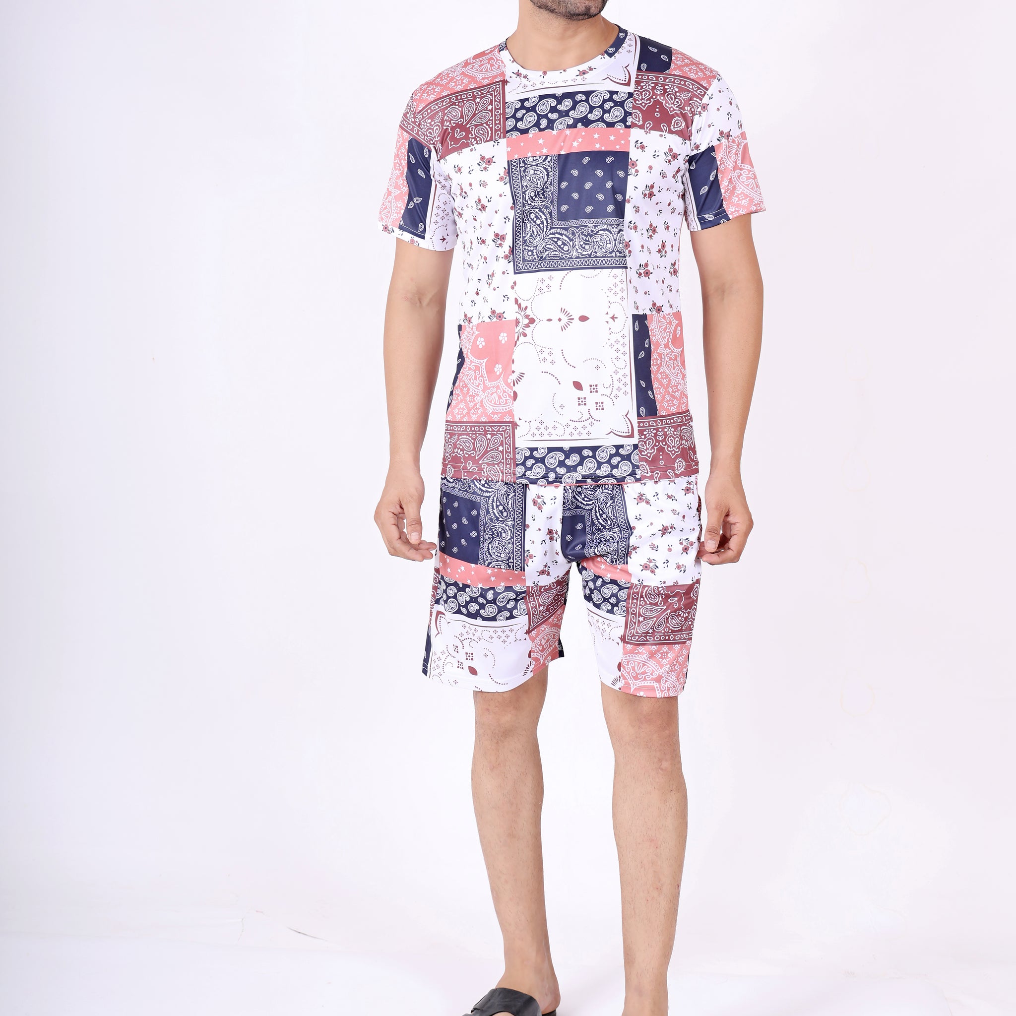 Comfort and Character Combined men's printed nightwear.ND-8007